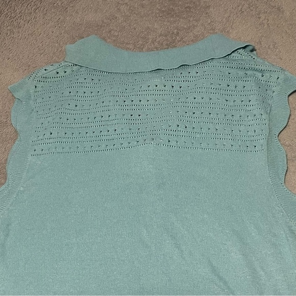 Joie sleeveless vest/sweater size XL blue new with tags - Picture 9 of 9